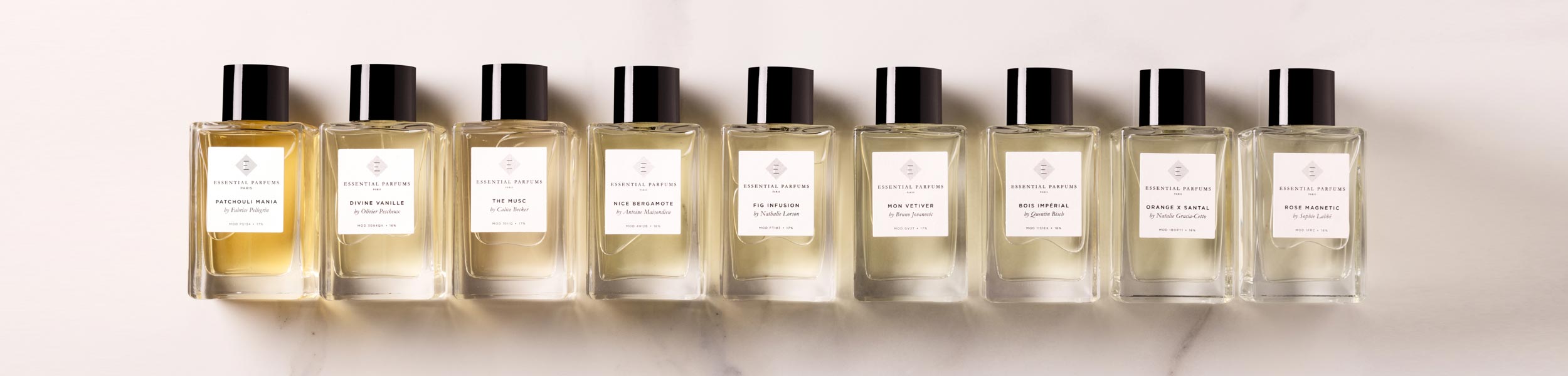 Essential Parfums collection of natural and sustainable fragrances